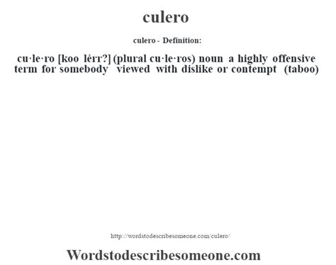 culero in english|cooler meaning.